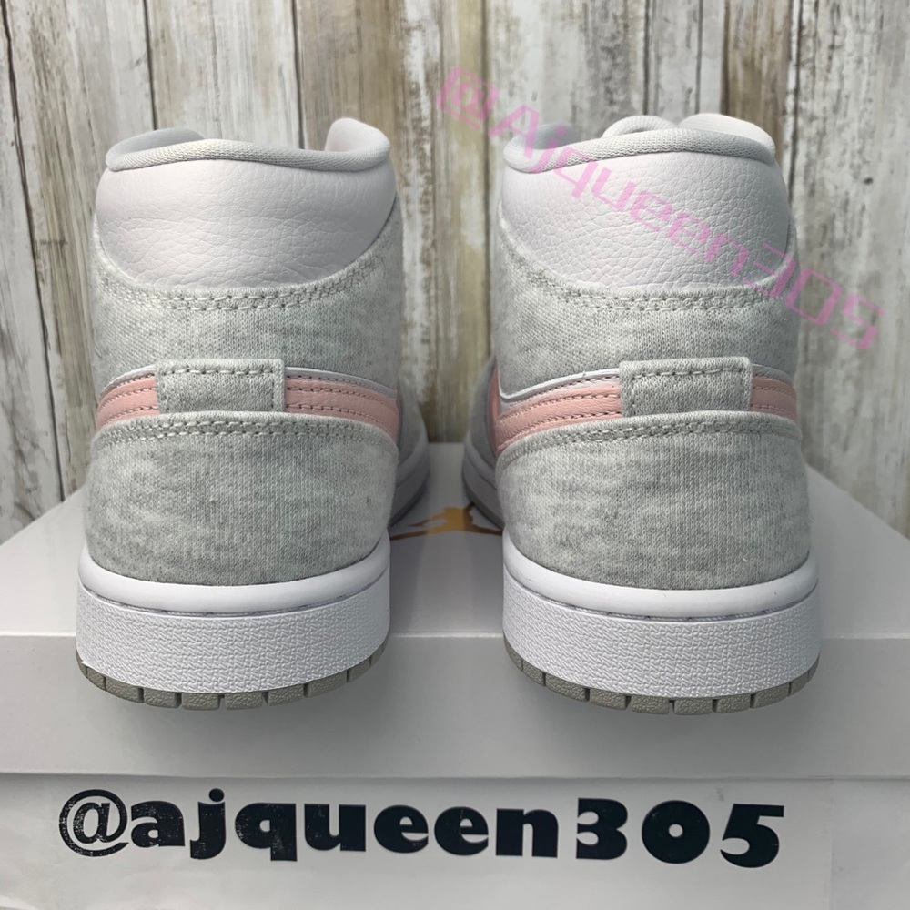 Air Jordan 1 Mid WMNS Atmosphere White - Picture 5 of 6
